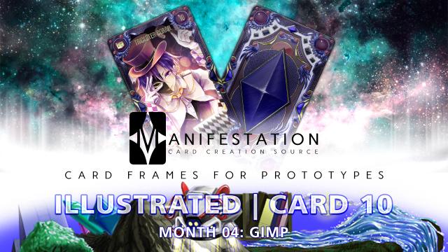 Manifestation CCS: Card Frames for Prototypes | Month 04: Card 10 (Tarot)